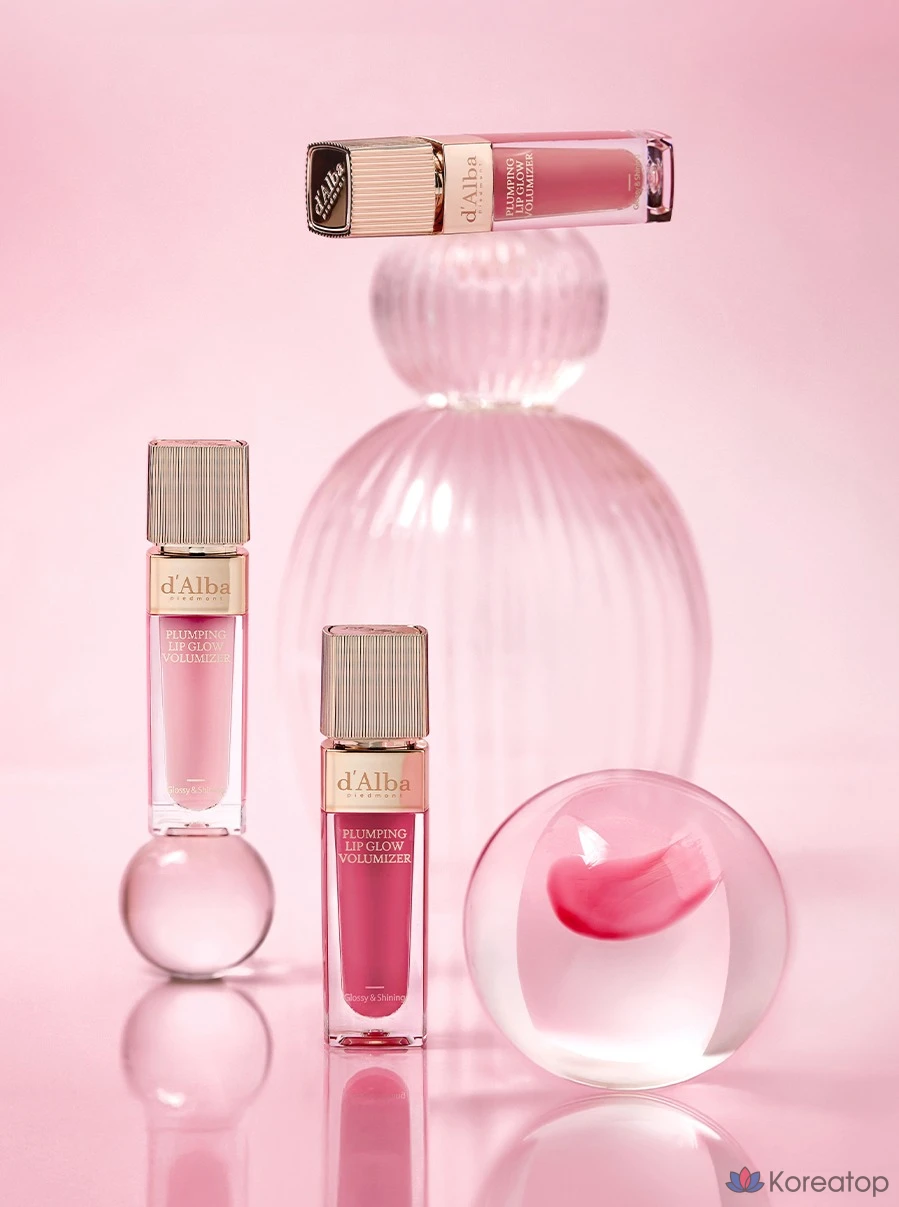 D'alba Plumping Lip Glow Mood Volumizer, 1 шт., 5 мл, оттенок Posh Rose