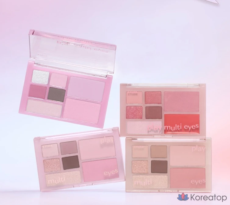 Палетка теней для век Etude House Play Multi Eyes Palette, оттенок Sweet Strawberry, 1 шт.