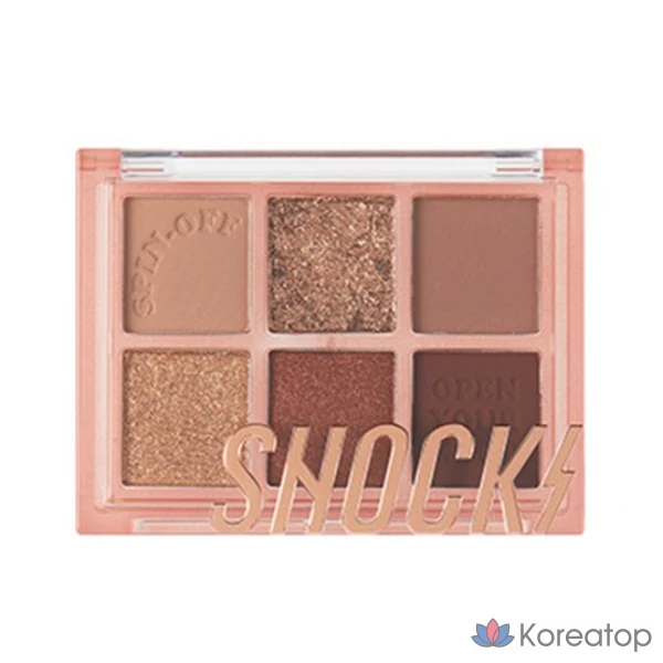 Палетка теней Tony Moly The Shocking Spin-Off, 4,6 г, оттенок Tangy Juice, 1 шт.