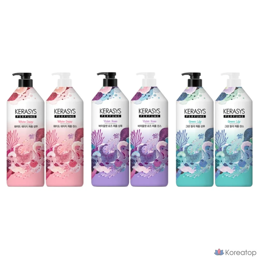 Парфюмированный шампунь KeraSys «Фиолетовая роза», 1 л, 1 шт.