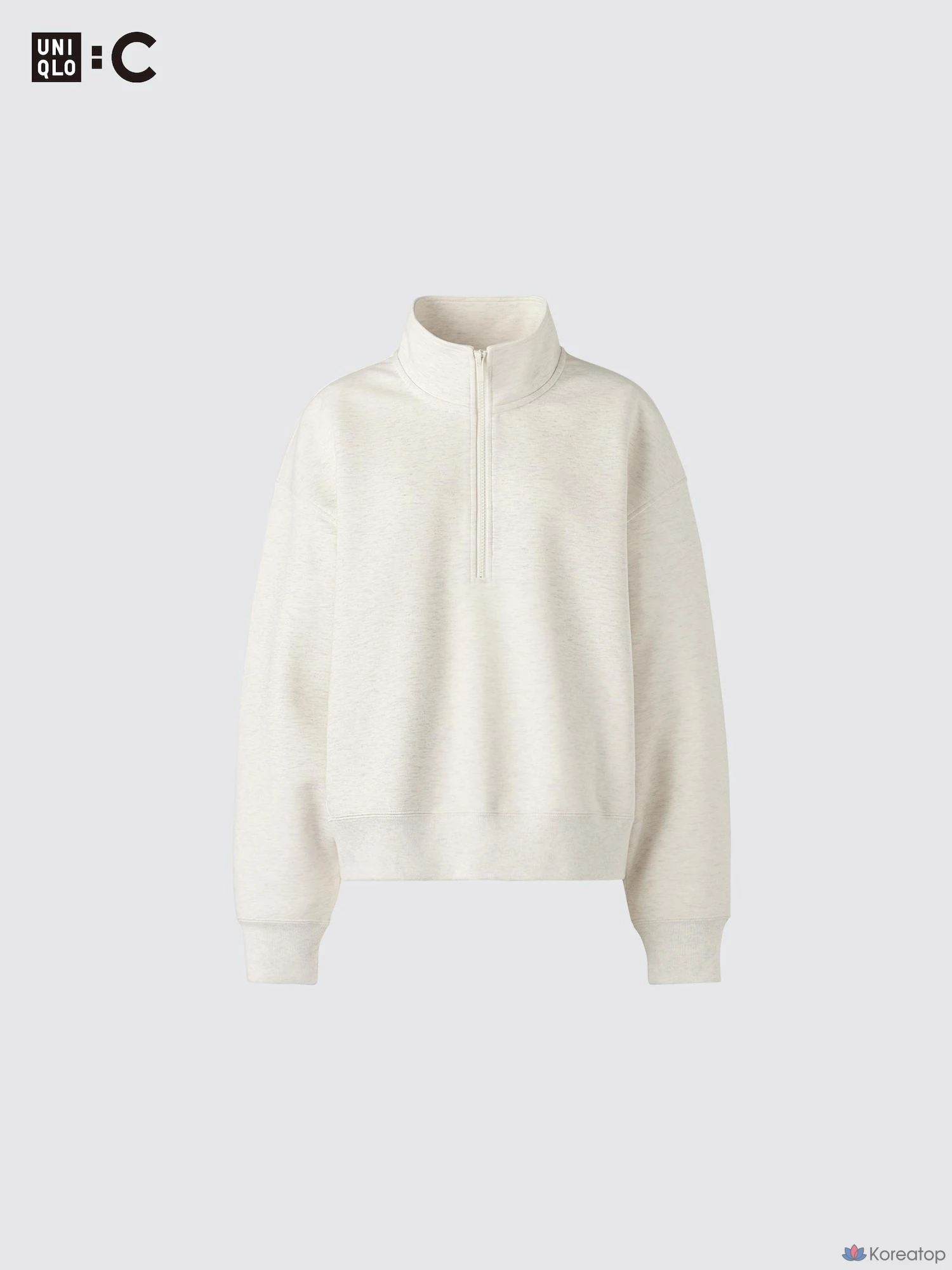Свитшот на молнии Uniqlo Sweat Half Zip Pullover