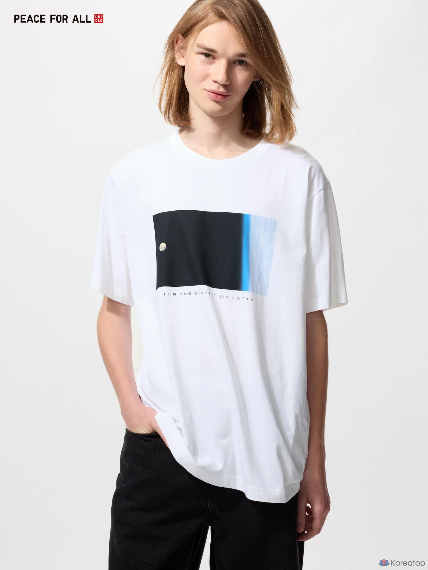Футболка Uniqlo Peace For All Graphic T Regular Fit Artemis 2