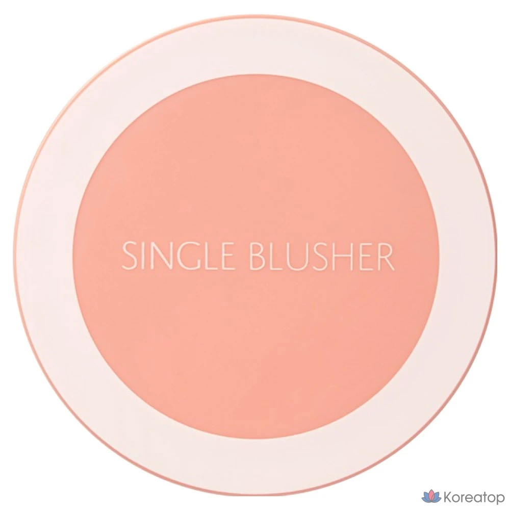 Румяна The Saem Saemmul Single Blusher 5 г, CR07 Манго-Персик, 1 шт.