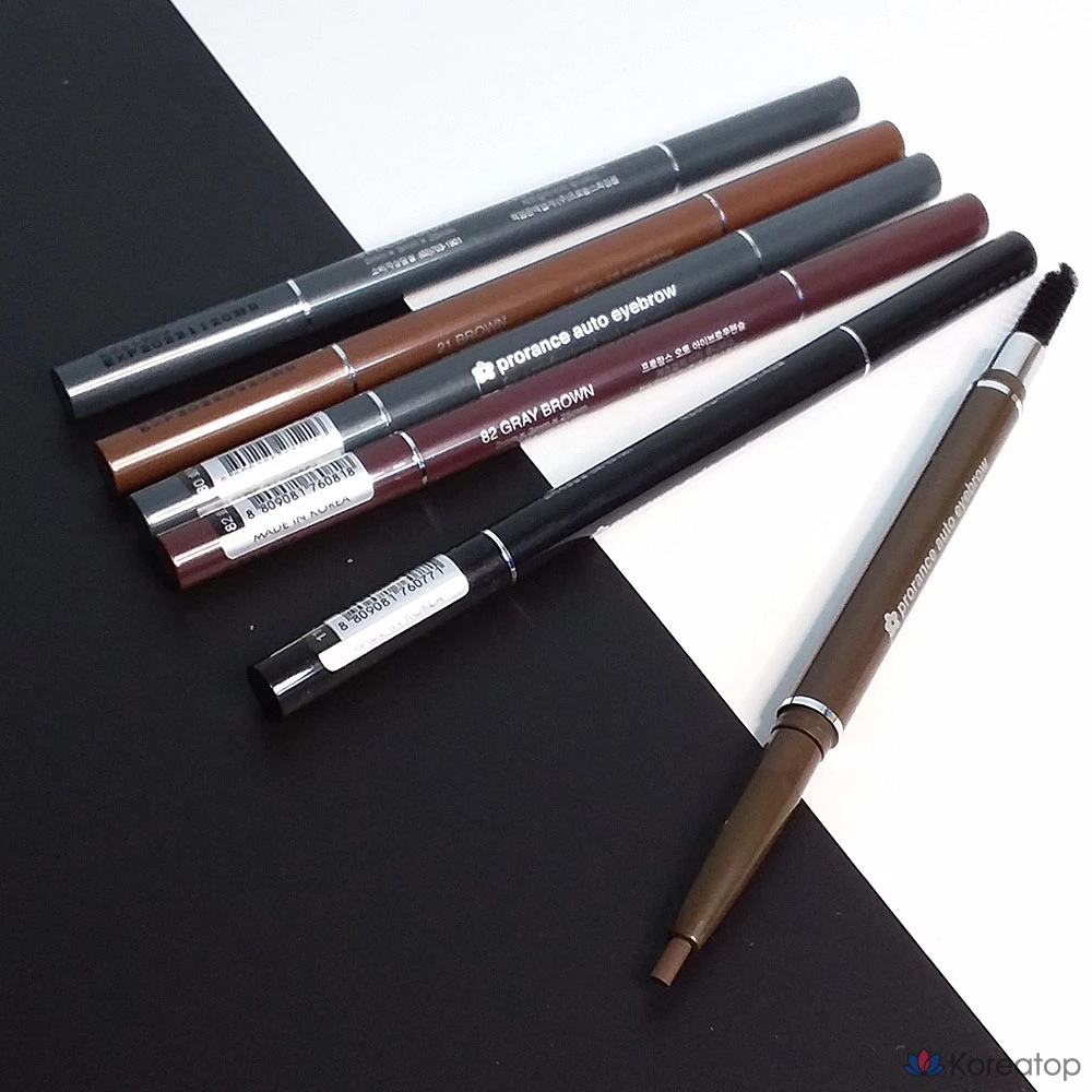 Карандаш для бровей Prorance Auto Eyebrow Pencil, оттенок 21 Brown, 1 шт.