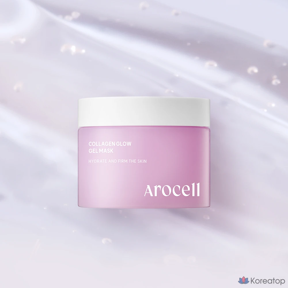 Гелевая маска для лица Arocell Collagen Glow, 5 штук, 1 упаковка, фото 3