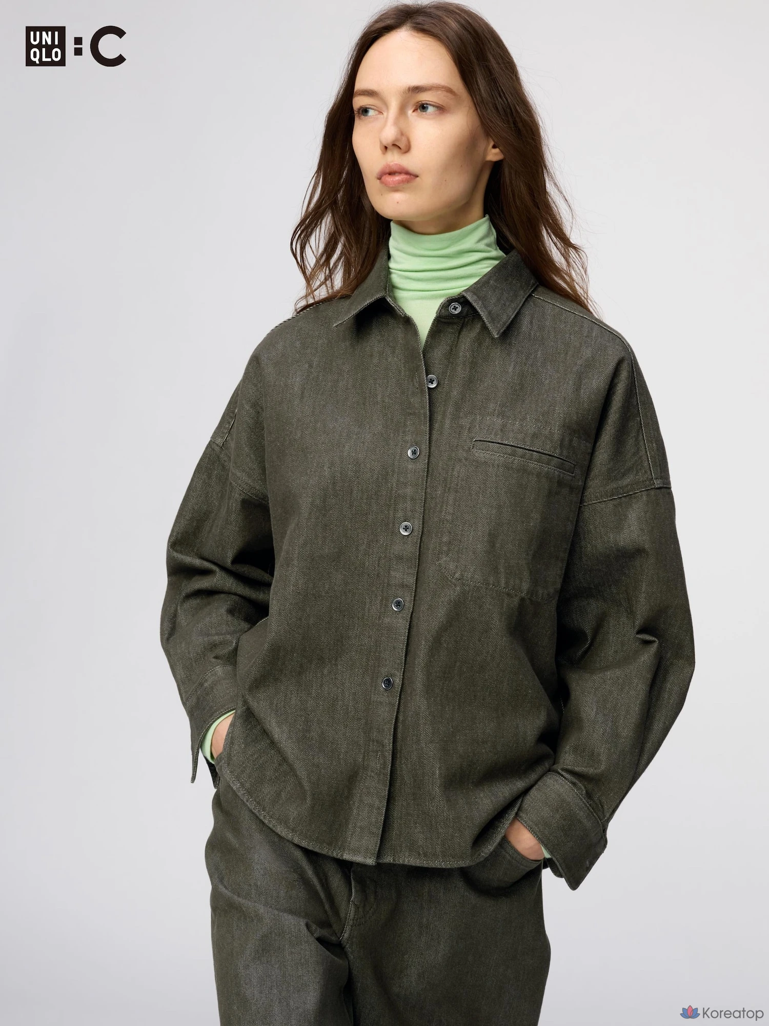 Рубашка-куртка Uniqlo Denim Relaxed Shirt Jacket
