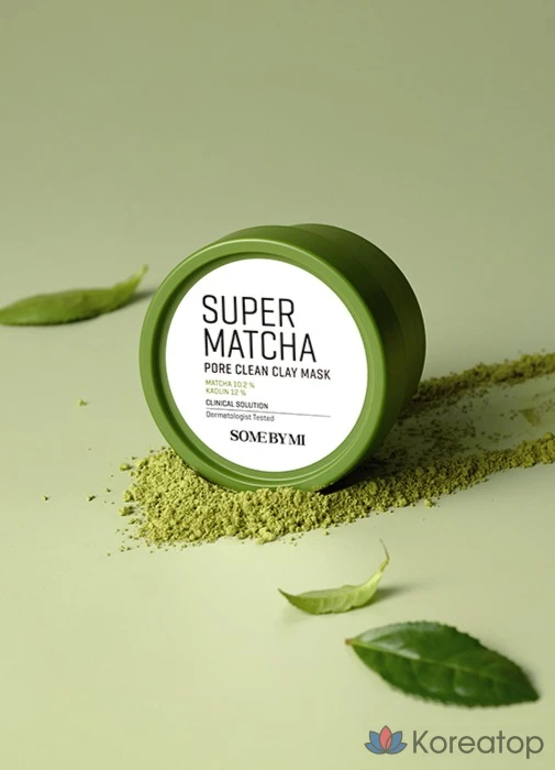 Глиняная маска для очищения пор Some By Mi Super Matcha, 100 г, 1 упаковка, 1 шт.