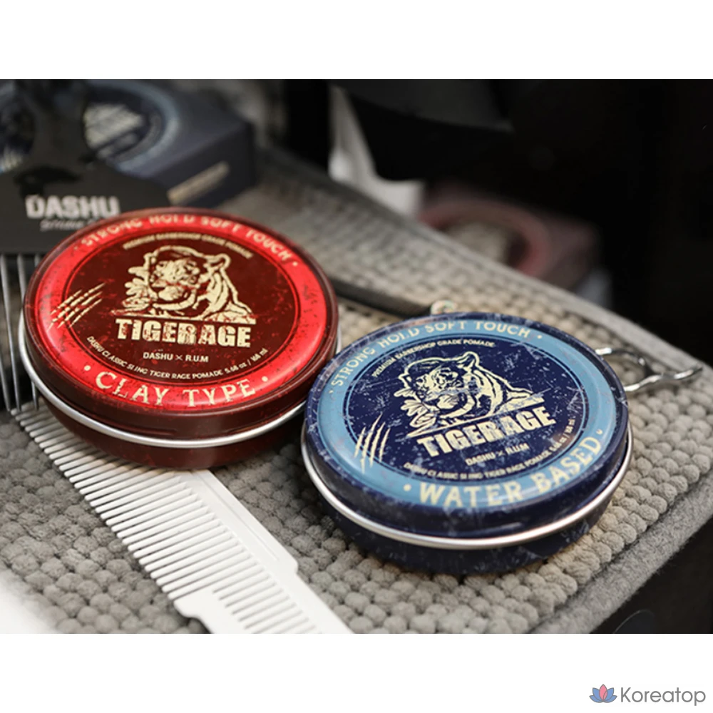 Воск-помада для волос DASHU Classic Tiger Rage на водной основе, 168 мл, 1 шт.