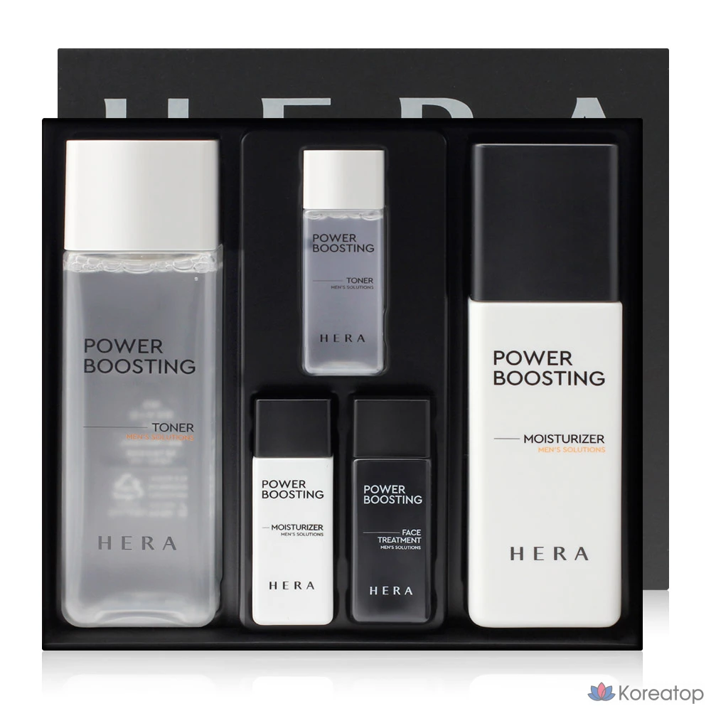 Hera Homme Power Boosting набор из 2 предметов, ароматные лосьоны для мужской кожи, 1 предмет.