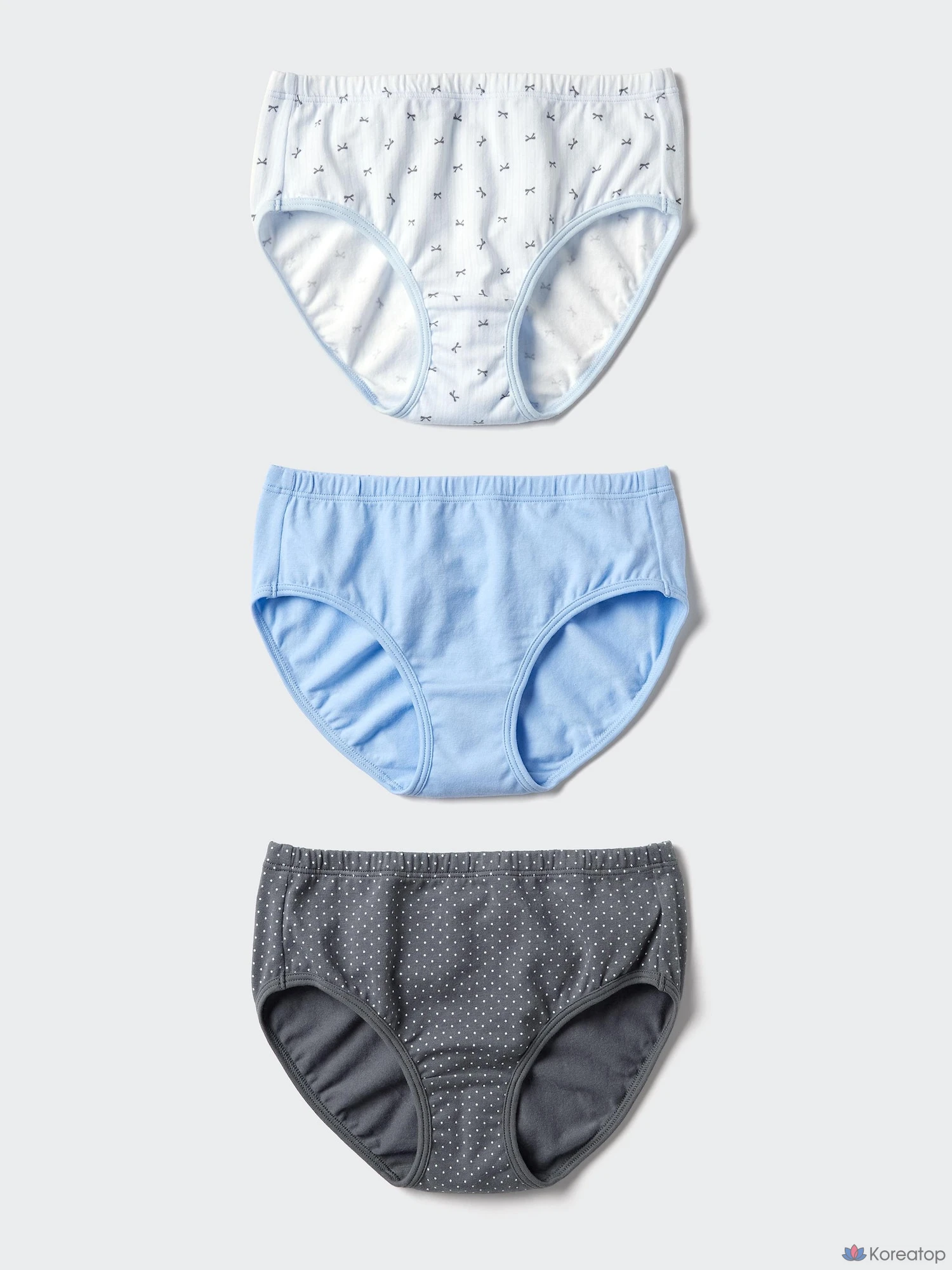 Шорты детские Uniqlo Girls Stretch Cotton Shorts Regular, 3 шт.