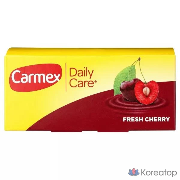 Увлажняющий бальзам для губ Carmex Daily Care со вкусом свежей вишни, 4 г, 1 шт., фото 4