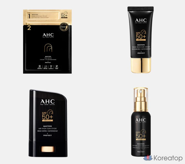 Успокаивающий солнцезащитный спрей для улицы AHC Masters SPF50+ PA++++, 55 мл, 1 шт.