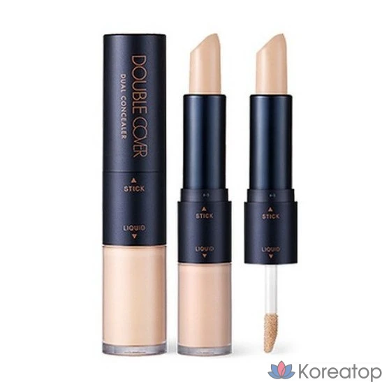 Консилер Tony Moly Double Cover Dual Concealer, 8 г, оттенок 02 Skin Beige, 1 шт.