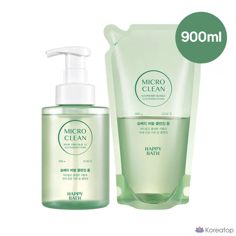 Пена для ванны Happy Bath Soapberry Original Bubble Foam, 1 шт., 900 мл