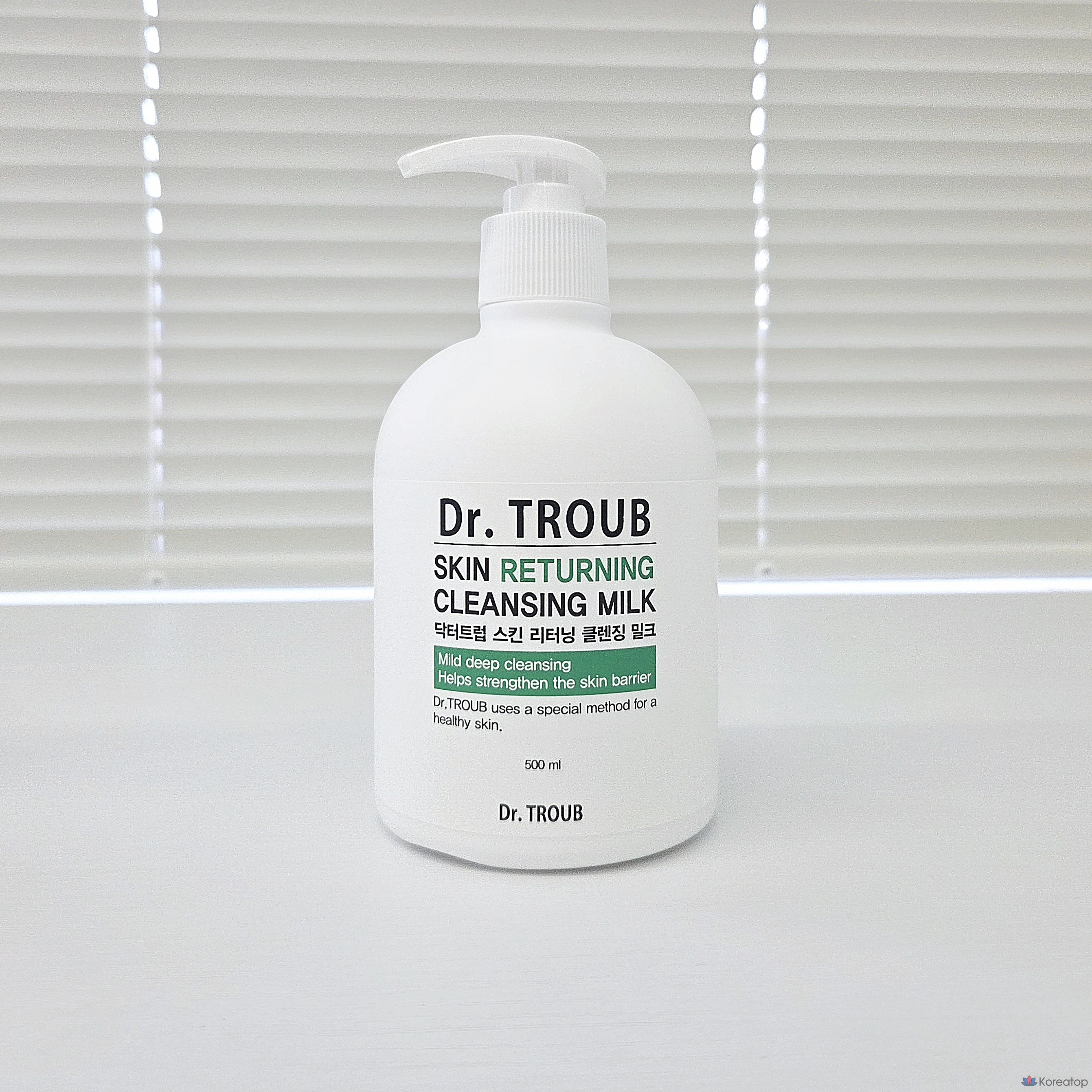 Очищающее молочко для кожи Sidmool Dr. Troop Skin Returning, 500 мл, 1 шт., фото 3