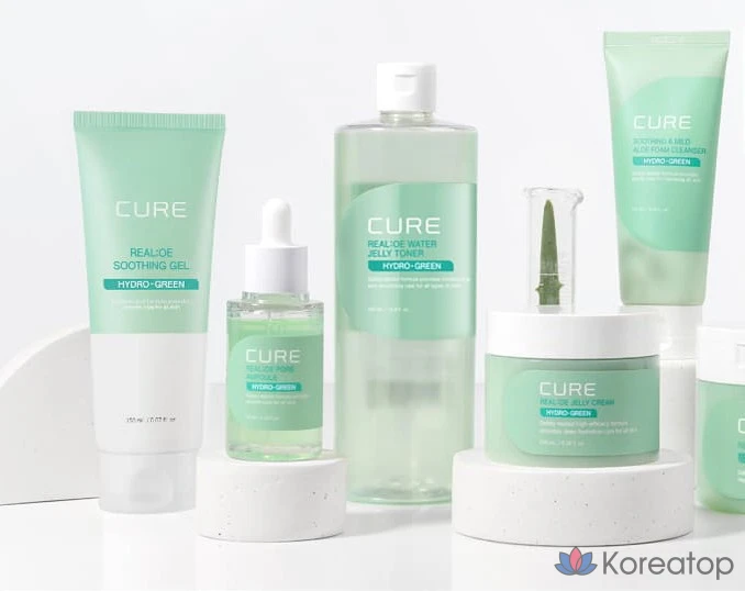 Тоник-гель для душа KIM JEONG MOON Aloe Lasence Cure Realoe Water Jelly Toner, 500 мл, 1 шт.