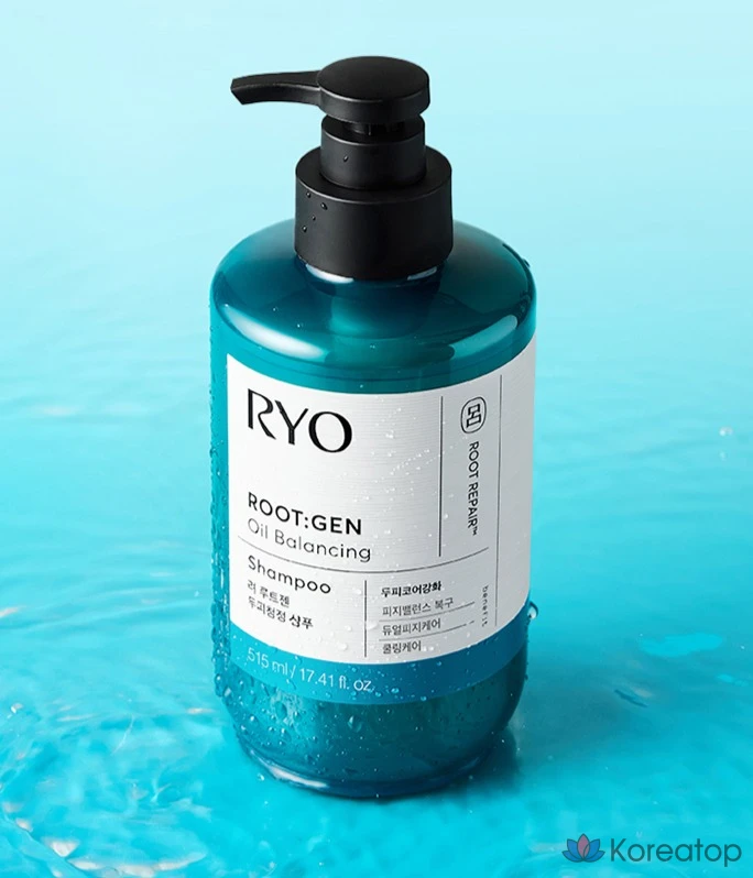 Шампунь для укрепления кожи головы Ryo Rootzen Scalp Core Strengthening Scalp Cleansing Shampoo, 515 мл, 1 флакон.