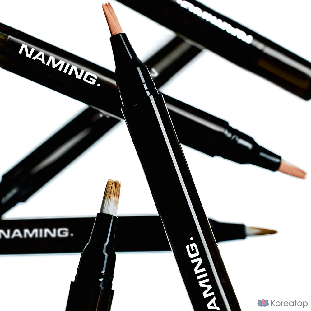 Кисть для консилера NAMING Skin Fit, 2,2 мл, 1 шт., P00 Персиково-бежевый, фото 4