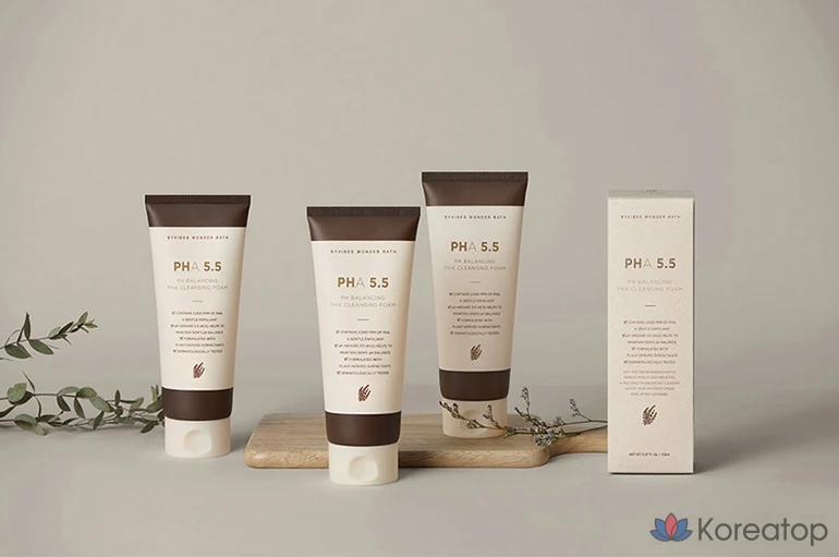 Очищающая пенка Wonder Bath с мягкой кислотой и PHA-кислотами, 1 шт., 130 мл