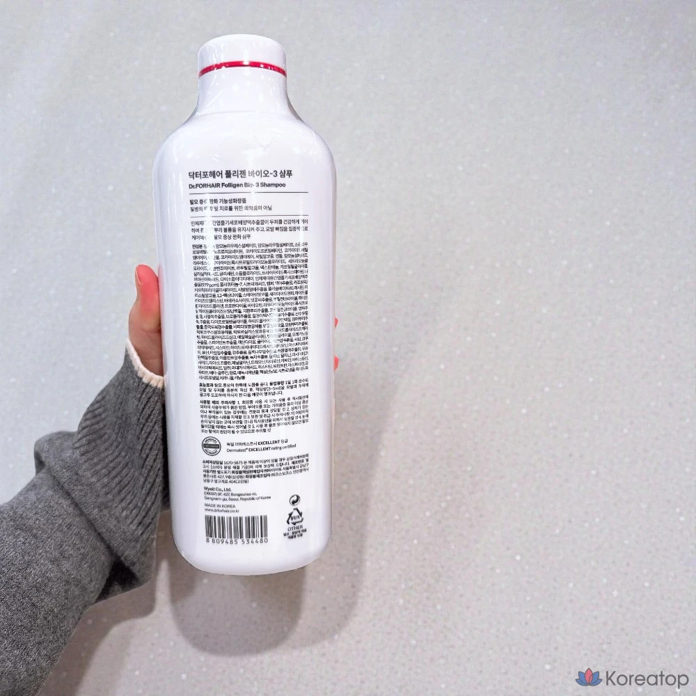 Шампунь против выпадения волос Dr. For Hair Foligen Bio3, 750 мл, 1 шт., фото 9