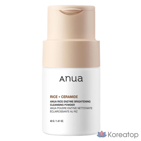 Очищающая энзимная пудра Anua Rice Brightening Enzyme Cleansing Powder, 1 шт., 40 г