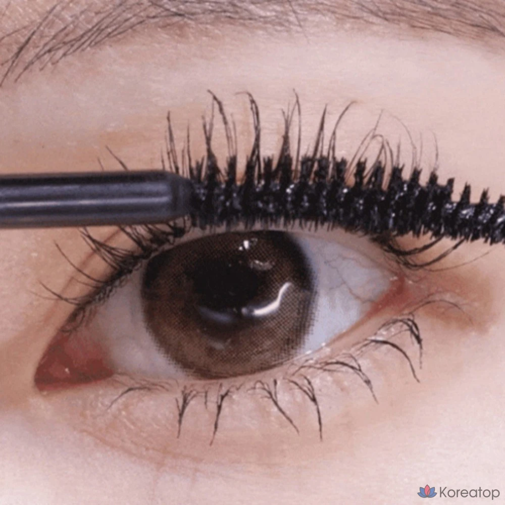 Набор туши для ресниц Etude House Curl Fix Mascara 8 г + расческа для ресниц, оттенок 03 серо-коричневый, 1 шт.