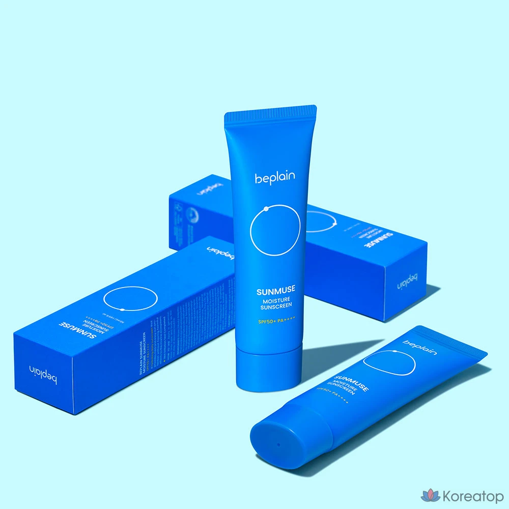 Увлажняющий солнцезащитный крем Beplain Sunmuse SPF50+ PA++++, 50 мл, 1 шт.