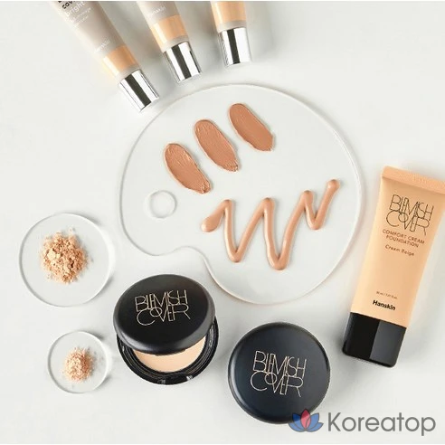 Тональный крем Hanskin Blemish Cover Blur Pact, светлый