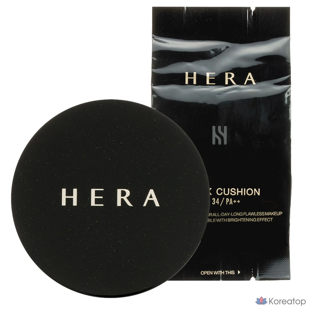 Тональный кушон Hera Black, сменный блок 15 г, № 21, 1 шт., фото 2