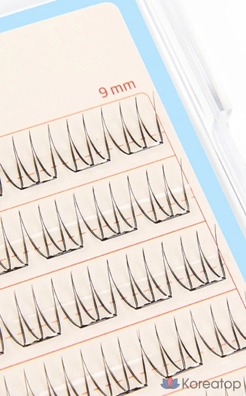 Corinco TokTok Hara Ресницы без клея, 9 мм, 1 шт.