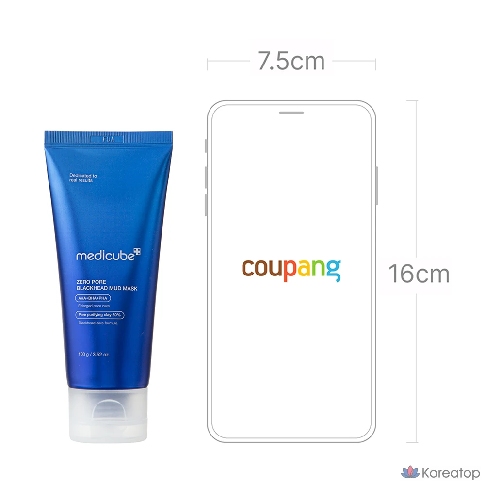 Грязевая маска Medicube Zero Pore от черных точек, 100 г, 1 упаковка, 5 упаковок, фото 6