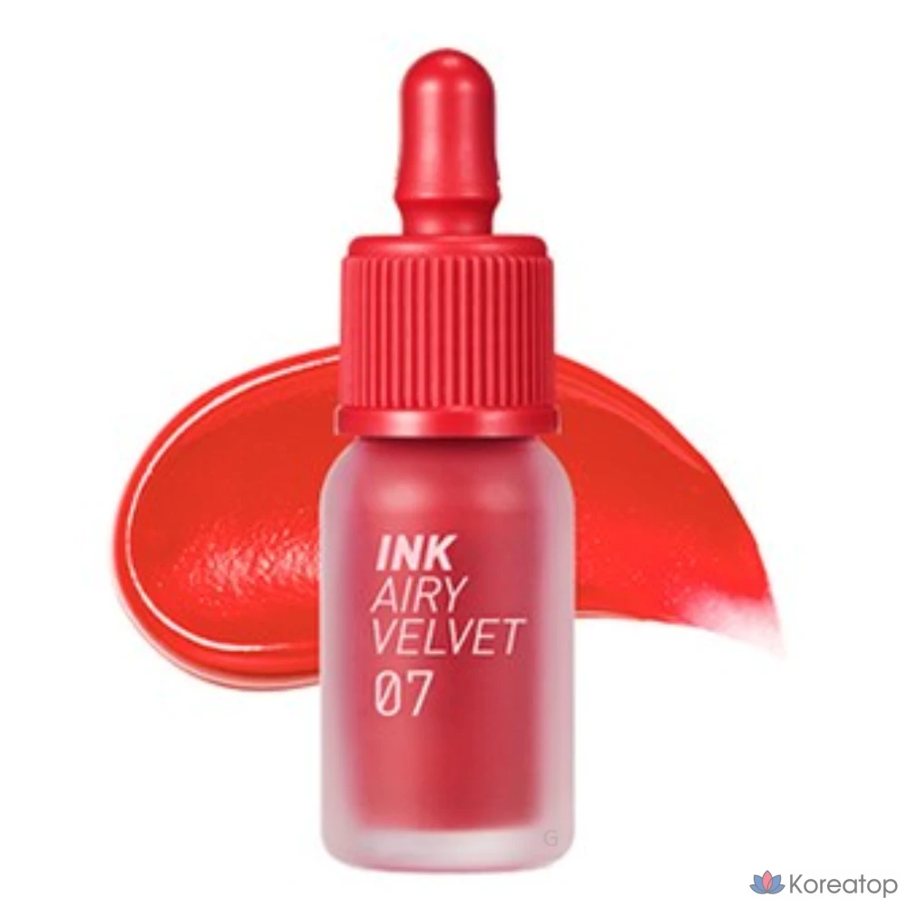 Peripera Ink The Airy Velvet, 07 Heart Attack (Crimson), 1 шт.