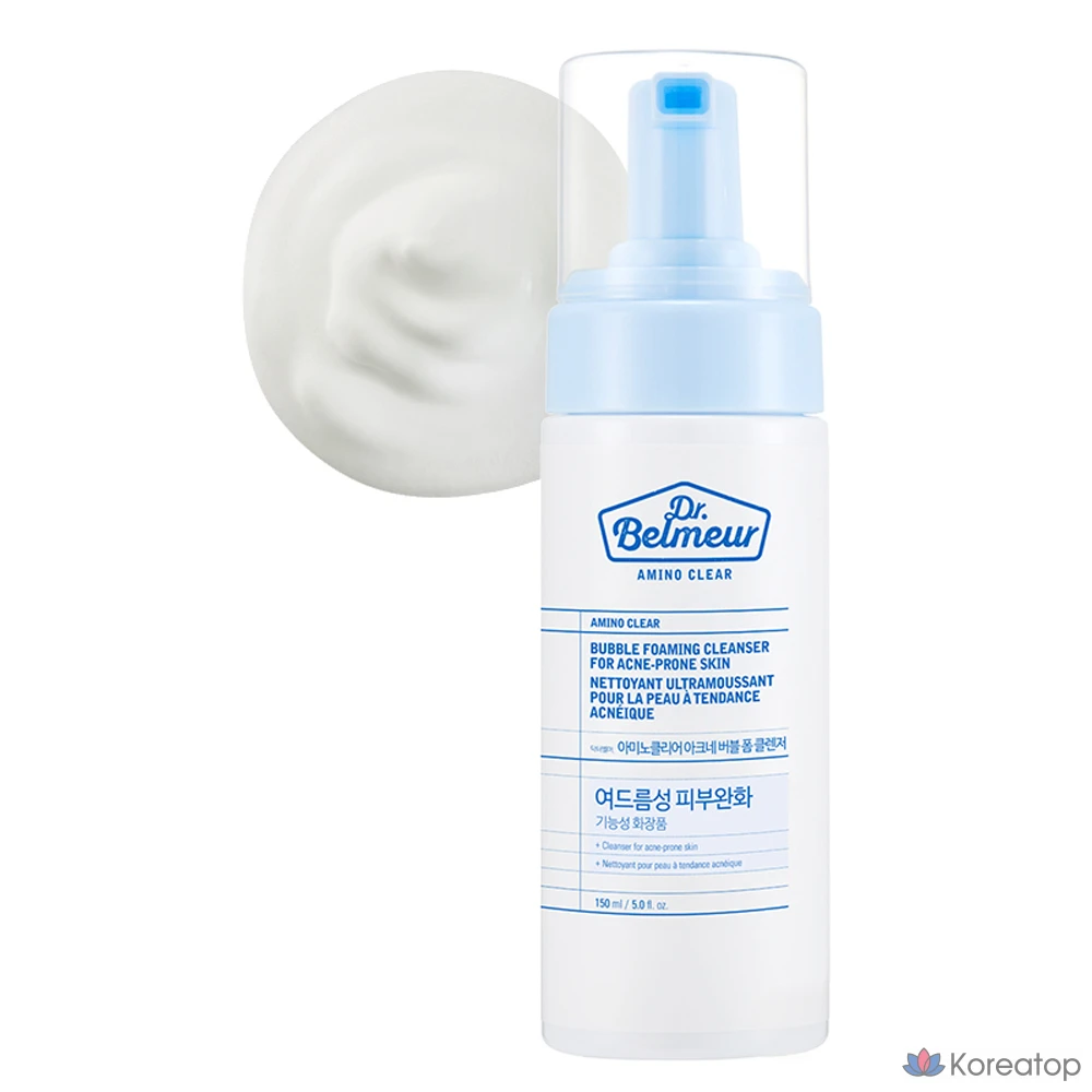 Пенка для умывания от прыщей Dr. Belmer Amino Clear Acne Bubble Foam от The Face Shop, 150 мл, 1 шт.
