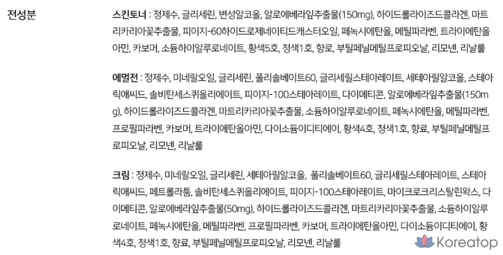 Набор из 3 предметов 3W Clinic Aloe Full Water Activating Skincare, 1 комплект.