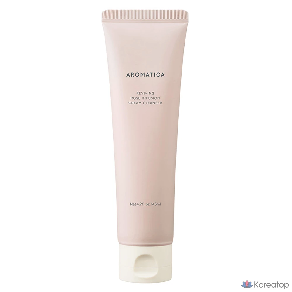Очищающий крем-гель для лица Aromatica Reviving Rose Infusion, 145 мл, 1 шт.