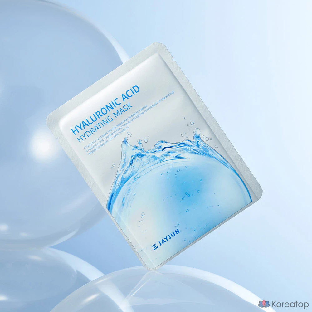 Увлажняющие маски с гиалуроновой кислотой Jayjun, упаковка из 10 штук, 3 упаковки, фото 3