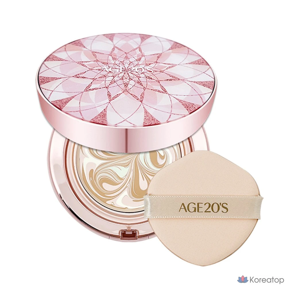 Age20s Pact Blooming Essence Cover Pact No. 21, 1 шт., № 21 Светло-бежевый