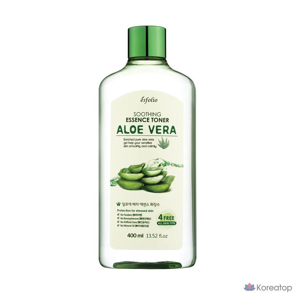 Esfolio Aloe Vera Soothing Essence Toner + Lotion, 2 комплекта, фото 3