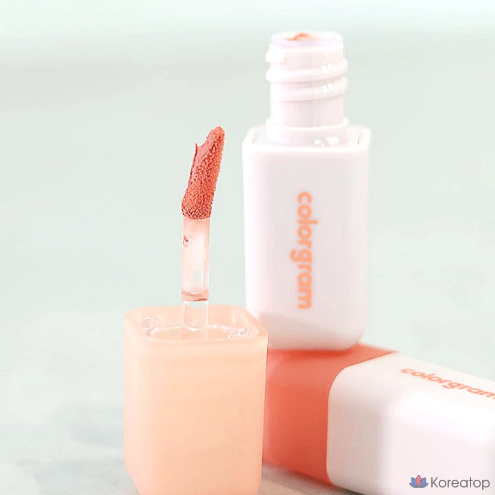 Colorgram Nude Blur Tint, Адгезивный, Теплые тона, Холодные тона, Матовый, Стойкий, Гладкое нанесение, Розовый, Коралловый, Оранжевый, 1 шт., 5 г, 11 Deep Chocolate, фото 2