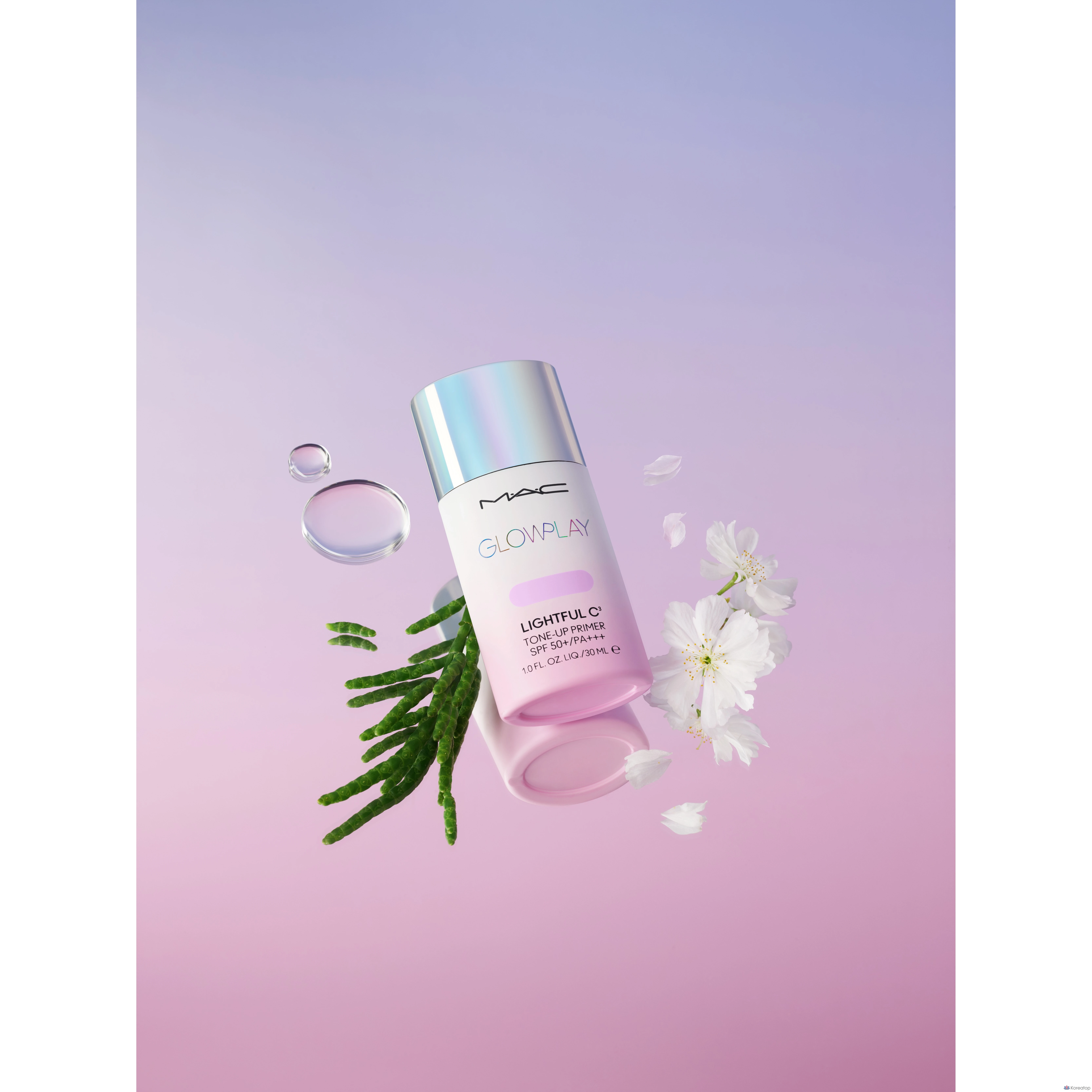 Праймер Mac Glow Play Lightful C3 Tone Up Primer, оттенок Rosy Lavender, 30 мл, 1 шт., фото 4