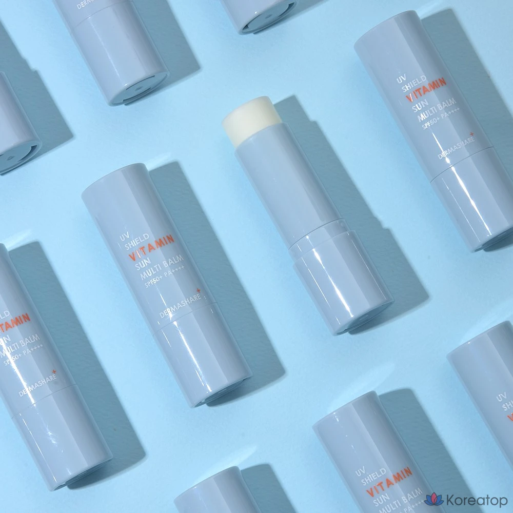 Бальзам для лица Dermashare UV Shield Vitamin Sun Multi Balm SPF 50+ PA++++, 11 г, 1 шт.