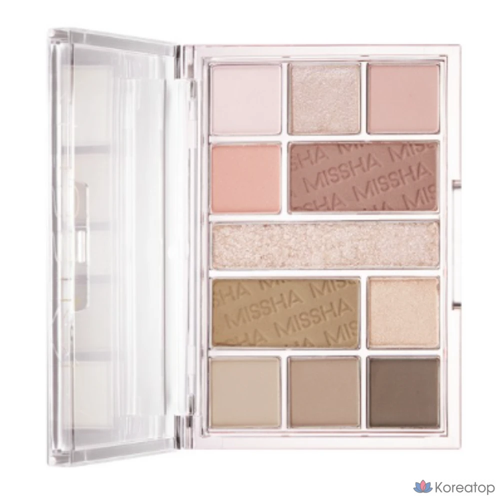 Палетка теней Missha Mood Moment, № 1 ROSY ROOFTOP, 1 шт.
