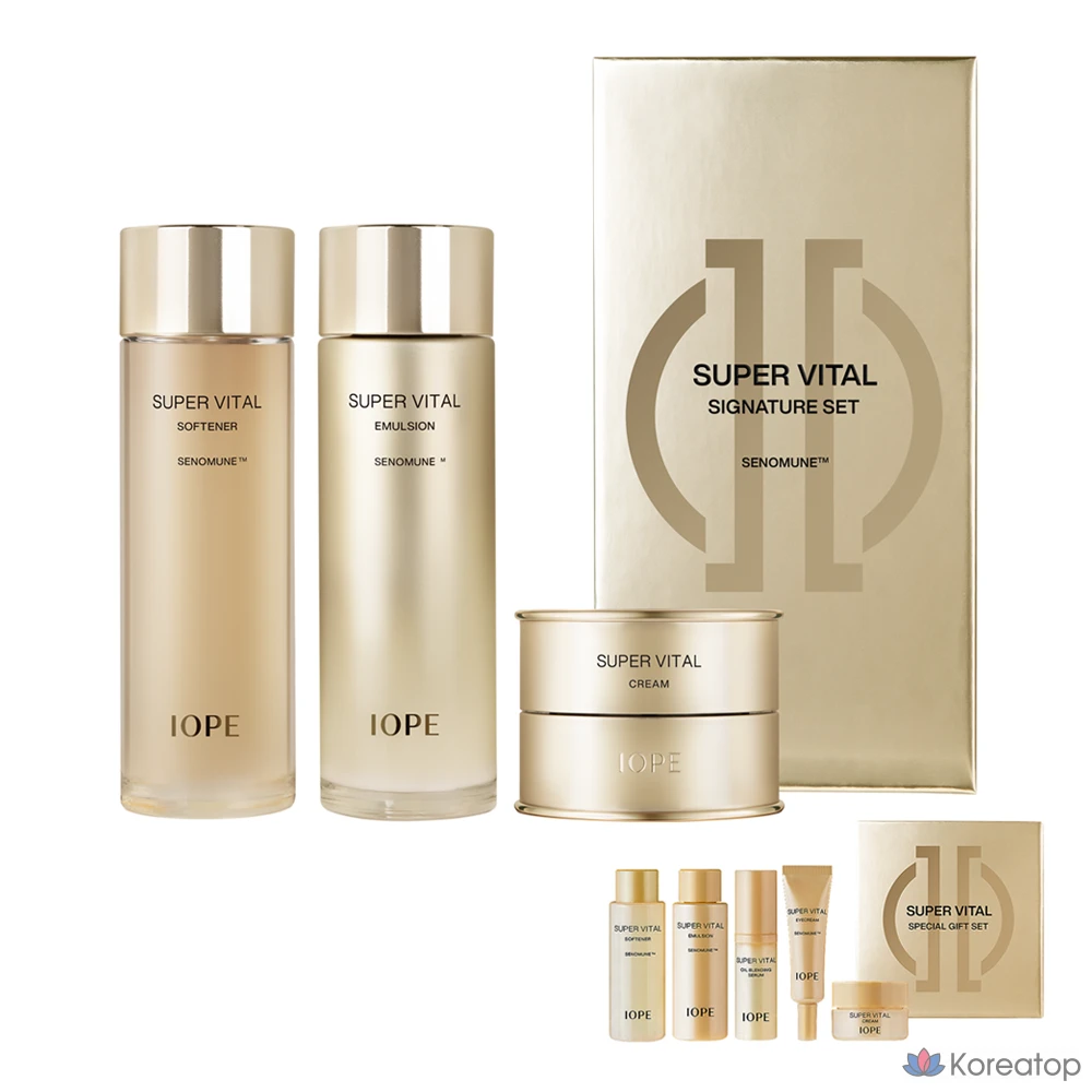 Набор базовой косметики IOPE Super Vital Signature, 3 предмета, 1 комплект.