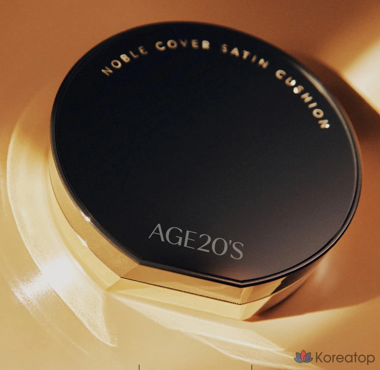 Набор из 1 тюбика атласной губной подушечки Noble Cover Satin Cushion 12 г + сменный блок 12 г, нейтральный цвет слоновой кости.