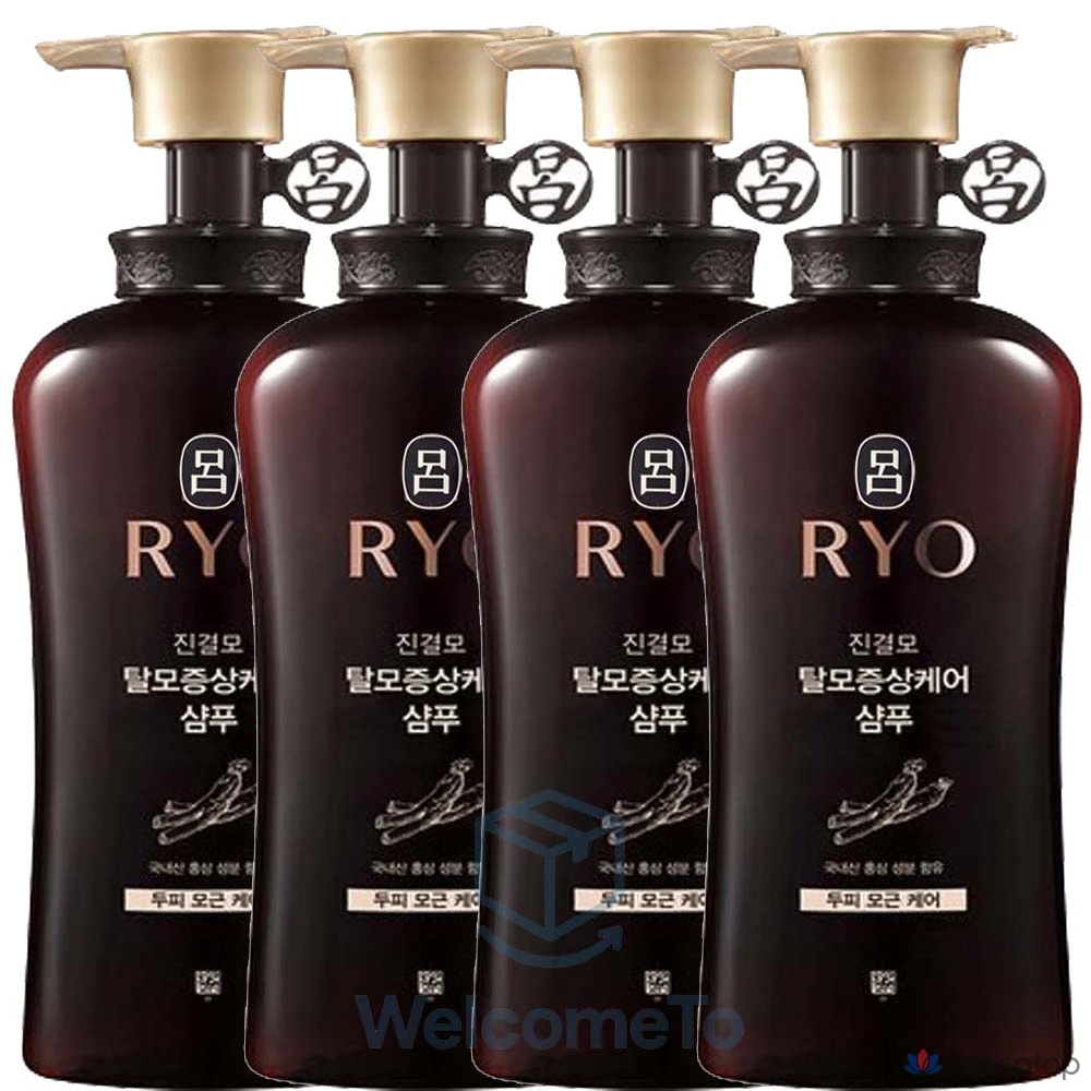 Шампунь для ухода за волосами Ryo Jin Gyeol Mo Scalp Care, 490 мл, 4 шт.