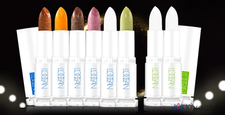 Сахарный скраб для губ L'OCEAN Roseang, вкус «Сахарное зеленое яблоко», 3,5 г, 1 шт., фото 2