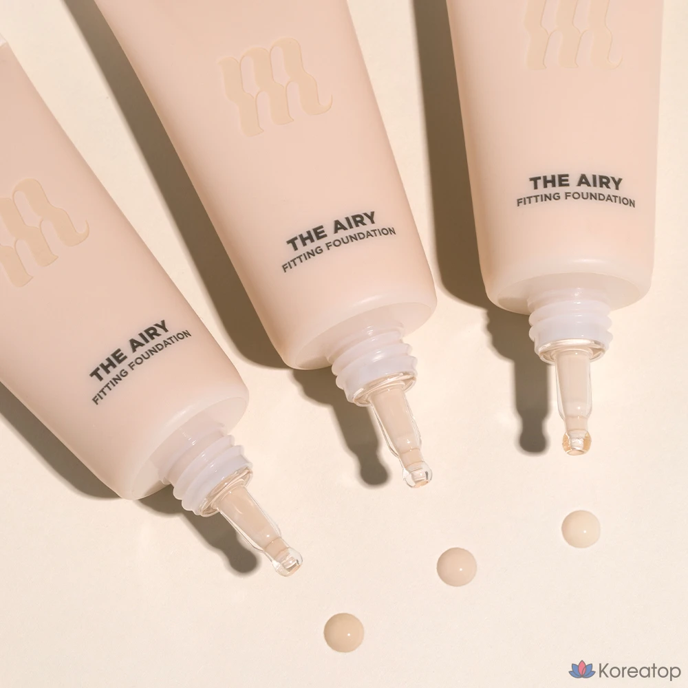 Тональный крем MERZY the Airy Fitting Foundation, 30 мл, оттенок AF3 Sand, 1 шт., фото 5