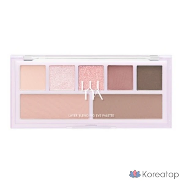 Палетка теней для век Luna Layer Blending Eye Palette, оттенок 02, цвет сиреневый, 1 шт.
