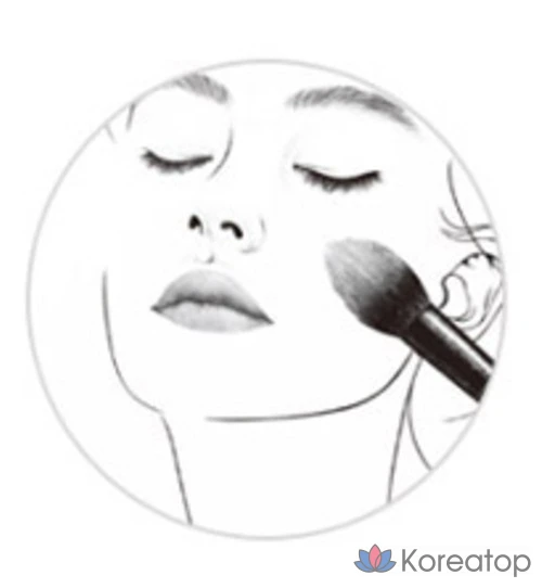 Кисть для пудры Jungsaemmool Masterclass, 1 шт.