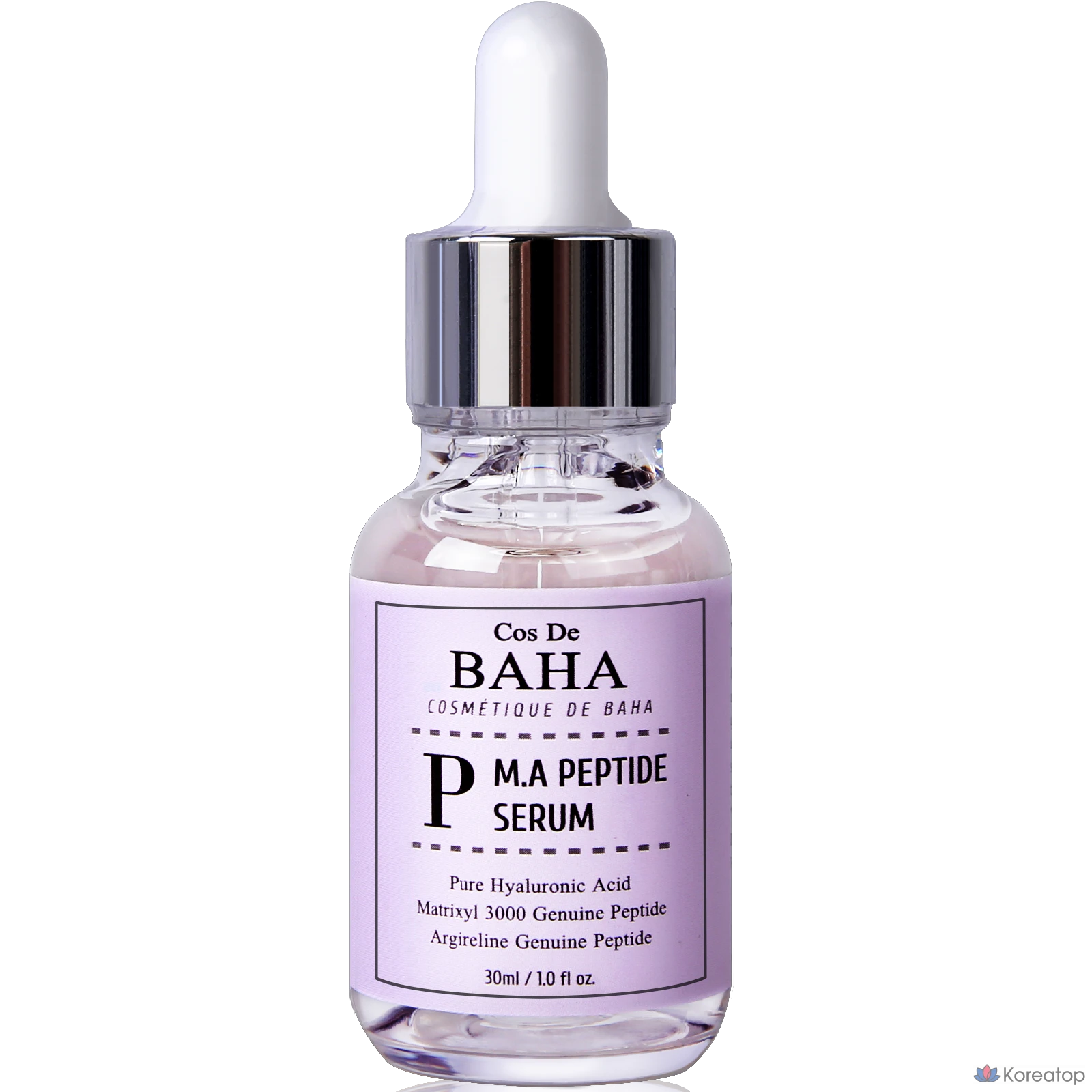 Cos De Baha P Peptide Skin Wrinkle Whitening Functional Serum Facial Elasticity Ampoule, 30ml 60ml, 1 шт.